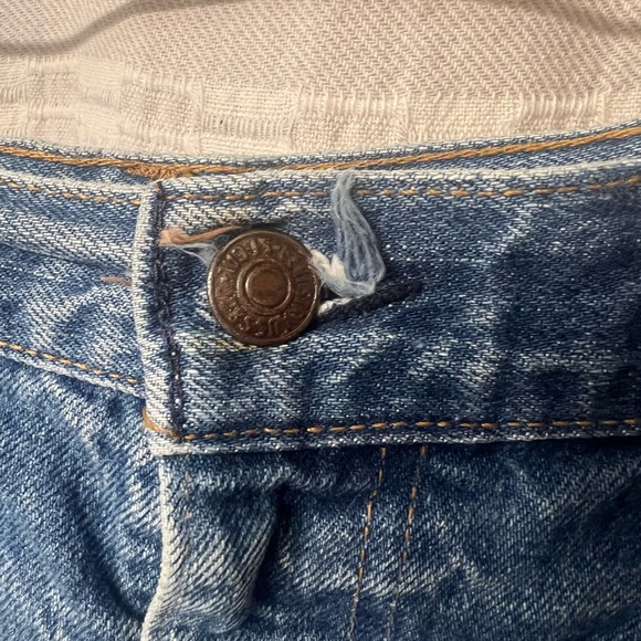 Vintage Rare orange tab Levi’s bandana patchwork shorts - Picture 6 of 6